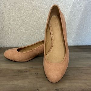 LOFT Suede Heels